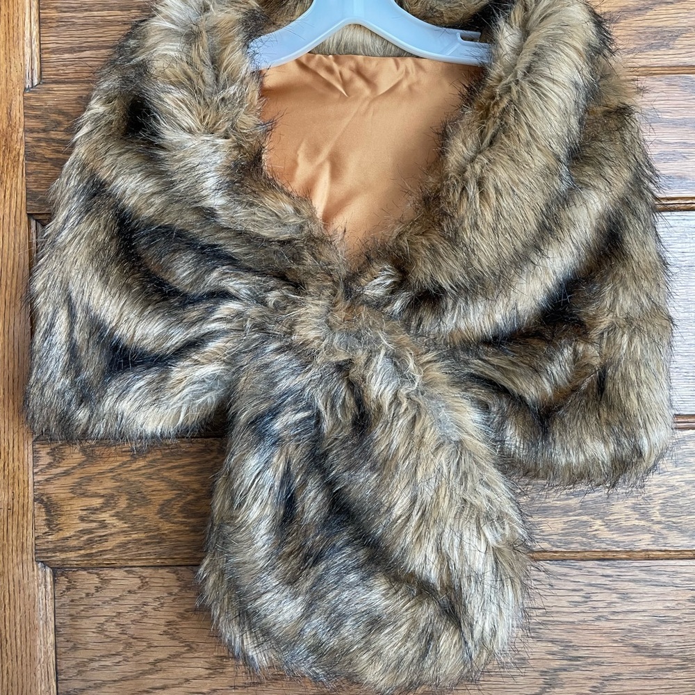 Faux Fur Shawl
